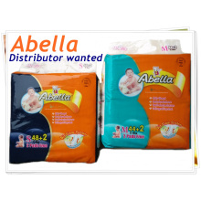 Abella Paño de alta calidad como cintas mágicas Velcros Soft Comfortable Pañal para bebé